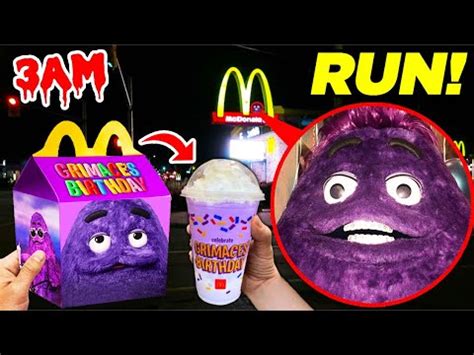 Do Not Order The Grimace Happy Meal From Mcdonalds At Am Grimace