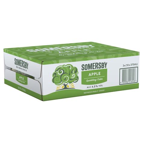 Buy Somersby Apple Cider Cans 10 Pack 375ml Online Unbeatable Prices From Dan Murphy S