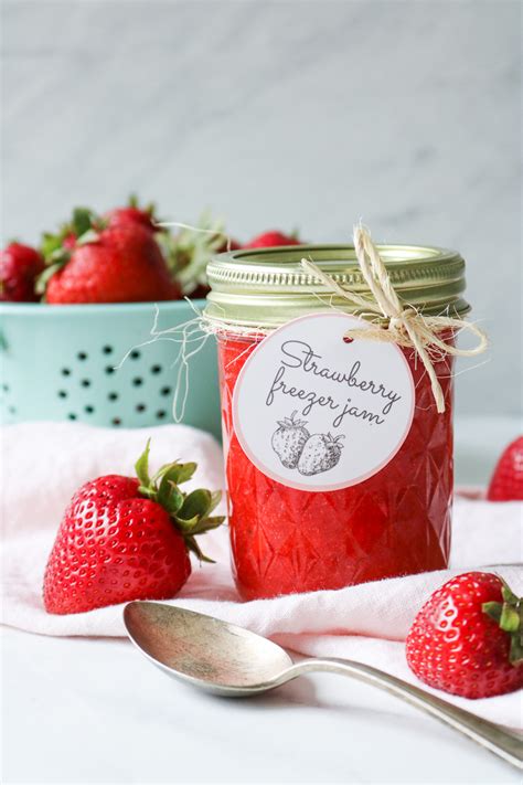 Easy No Cook Raspberry Freezer Jam Jenuine Home