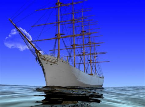 The Ancient Ship Stock Illustration Illustration Of Retro 13524611