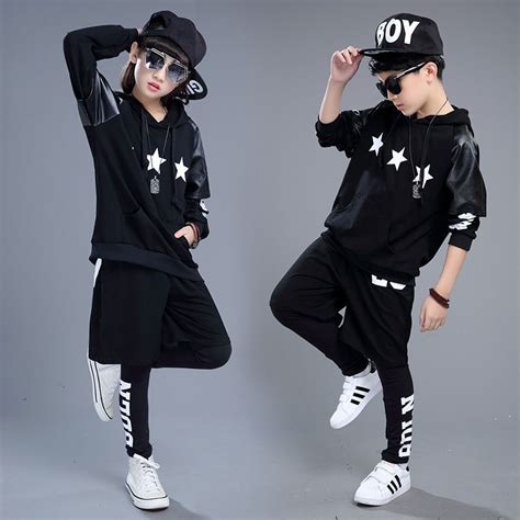 Compra New Boys Winter Hip Hop Style 3 Piezas De Vestimenta Para Niñas