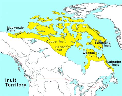 Canada A Country By Consent Native Peoples Inuit Inuit Alaska Map