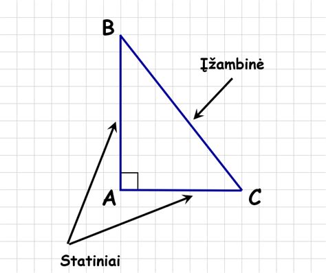 Pitagoro teorema - teorija ir pavyzdžiai | MatematikosGURU