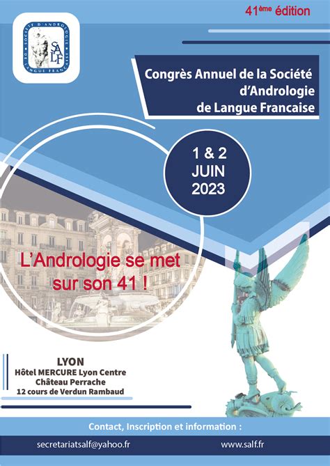 41ème Congrès De La Salf Lyon 1er And 2 Juin 2023 Salffr