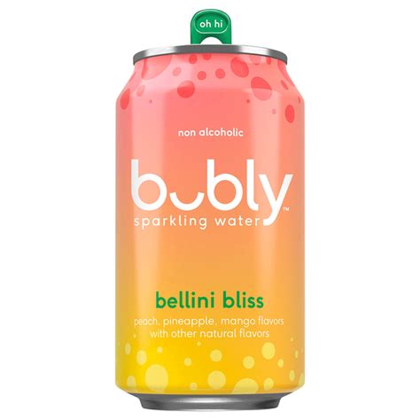 Bubly Sparkling Water Bellini Bliss 12 Fl Oz Delivery Or Pickup Near