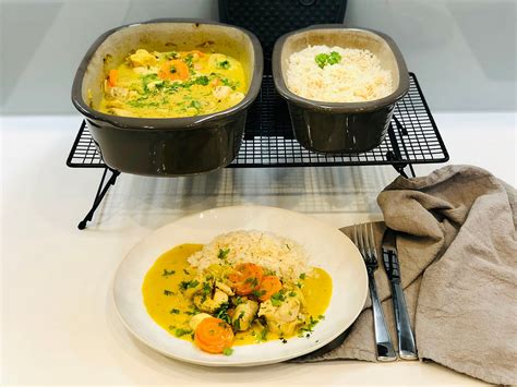 Putencurry Aus Dem Ofenmeister Mit Reis Aus Dem Kleinen Zaubermeister