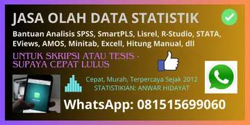 Jasa Olah Data Statistik Terpercaya Berpengalaman Statistikian