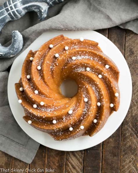 White Chocolate Bundt Cake That Skinny Chick Can Bake