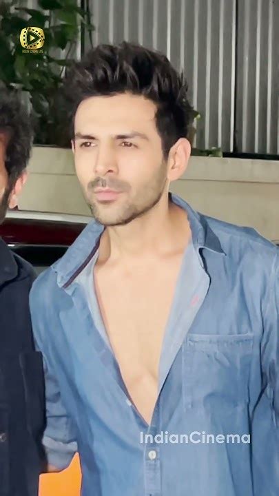 kartik aaryan meets  press  fans  pvr juhu  chandu champion