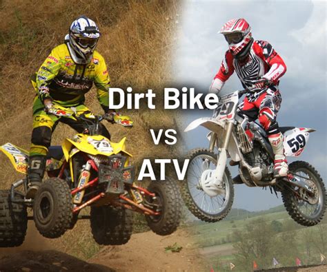 Dirt Bike Vs ATV 15 Pros And Cons Of Each Vechicle MotoShark