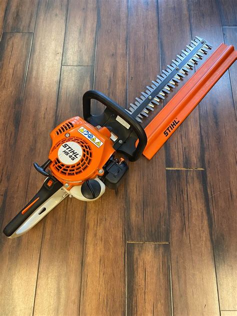 Stihl Hs 45 18 Gas Hedge Trimmer 18” Double Sided Reciprocating Blade Ebay