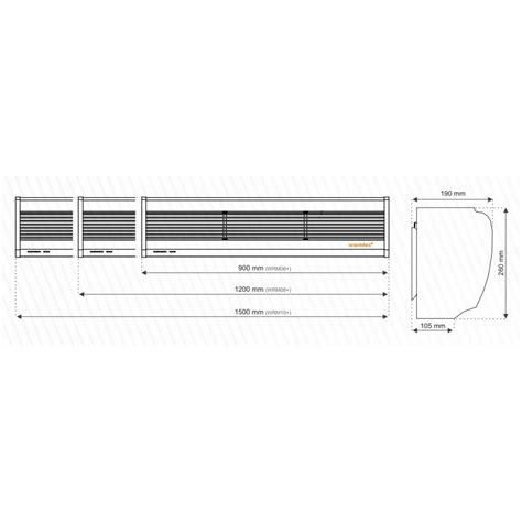 Kurtyna Powietrzna Elektryczna WARMTEC WRMS10 10 0kW 150cm Czujnik