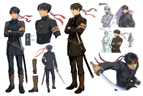 Kazuma Asogi Art The Great Ace Attorney Chronicles Art Gallery