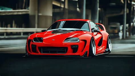 Toyota Supra MK4 Retro AI Wallpaper - HD Car Wallpapers #25788