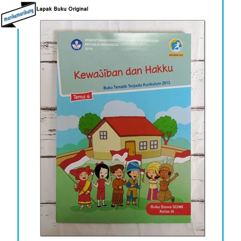 Jual Buku Siswa Tematik Kelas Sd Mi Tema Kewajiban Dan Hakku Kur