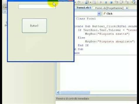 Tutorial Imparare Visual Basic Video Tutorial Online