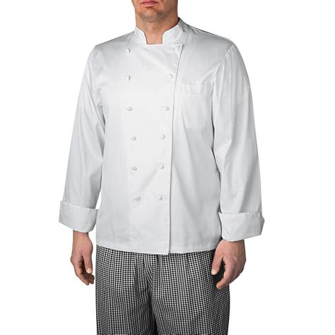 Unisex Long Sleeve Royal Cotton Executive Chef Coats Cw4100 Chefwear