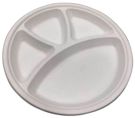 Compartment Biodegradable Paper Plate At Rs Piece Biodegradable