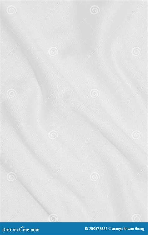 A Clean White Cloth With Swaying Streaks For The Background Stock Photo