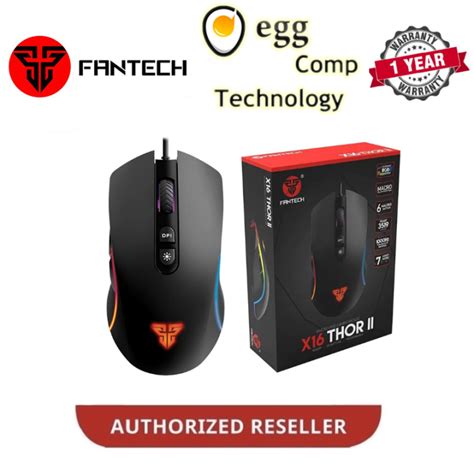 Fantech X16 Thor II 4200 DPI Macro Pro RGB Gaming Mouse Lazada