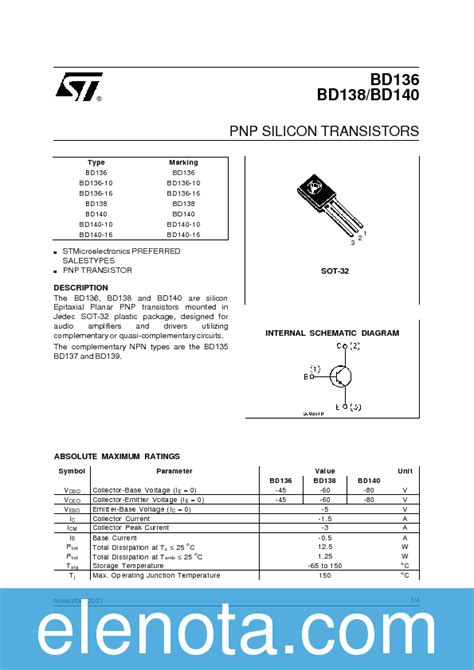 Bd Datasheet Pdf Kb Stmicroelectronics Pobierz Z Elenota Pl