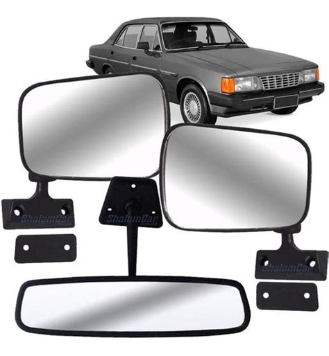 Kit Espelho Retrovisor Opala Caravan Chevette Marajo A