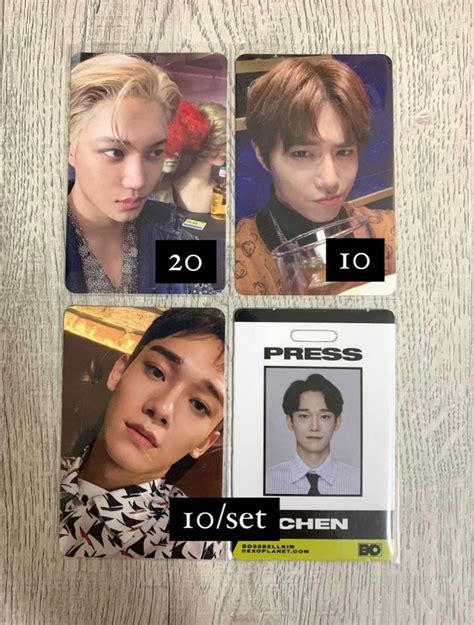 Wts Exo Suho Chen Kai Photocard Hobbies Toys Collectibles