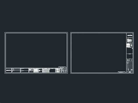 Cuadro De Datos Para Planos En Todas Escalas En Autocad Librer A Cad