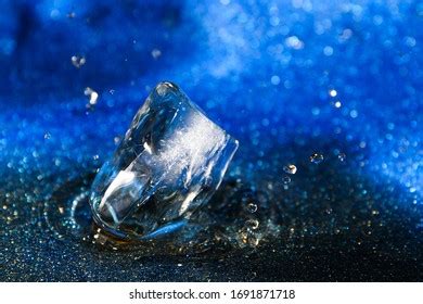 Melting Ice Ice Water Frozen Into Stock Photo 1691871718 | Shutterstock