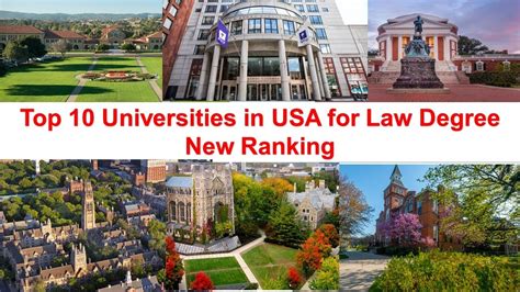 Top Universities In Usa For Law New Ranking T Law Schools Youtube