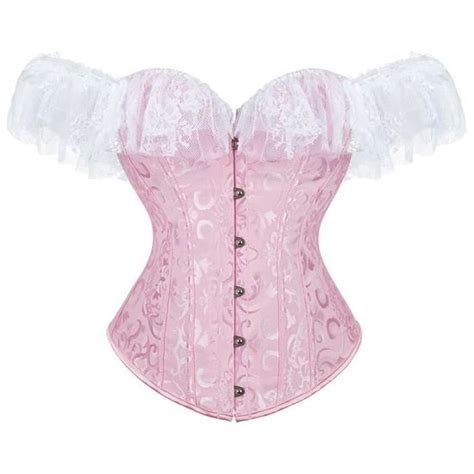 Corset Floral Sexy Gothique En Dentelle Pour Femmes Bustiers Cors S