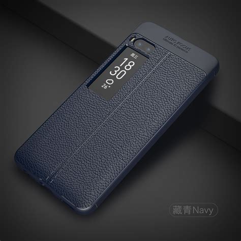 Wolfsay Soft TPU Case For Meizu Pro 7 Plus Case Leather Texture