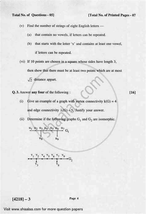 Discrete Mathematics B Sc Computer Science Semester Fybsc