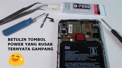 Cara Memperbaiki Tombol Power Xiaomi Redmi Note Ganti Flexible On