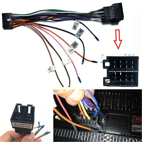 20pin Female Iso Wiring Harness Car Radio Adaptor Connector Wire Plug And Play Ebay