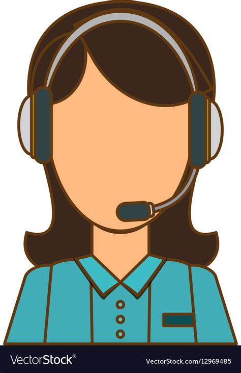 Technical Assistant Icon Image Royalty Free Vector Image