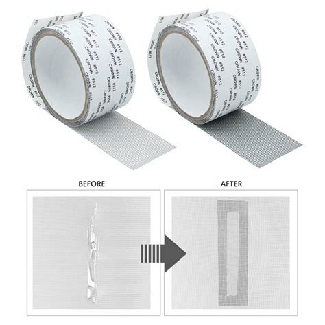 Mosquito Nets Patch Window Tape Repair Patch Repair Nets Self Adhesive Net 5cm X