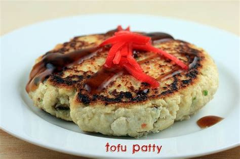 Tofu Burgers with House Mushroom Tofu Burger Patty Mix Tofu Burger ...