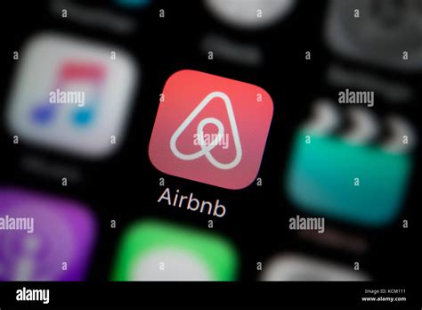 A Close Up Shot Of The Company Logo Representing The Airbnb App Icon