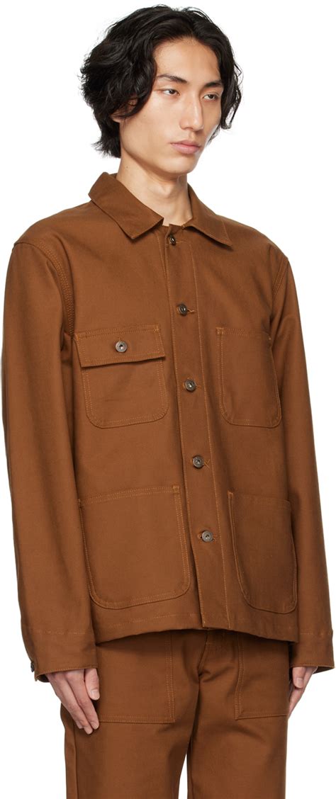 Naked Famous Denim Brown Button Jacket Naked And Famous Denim