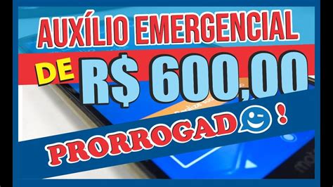 Aux Lio Emergencial Prorrogado At Dezembro Sem Redu O Youtube