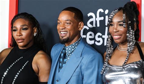 Watch Serena Williams Venus Williams And Will Smith On Red Carpet For