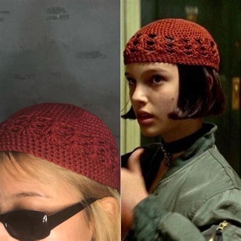 Touca Gorro Mathilda O Profissional Filme Aesthetic Grunge Goth