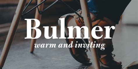Bulmer Font Free Download For Web