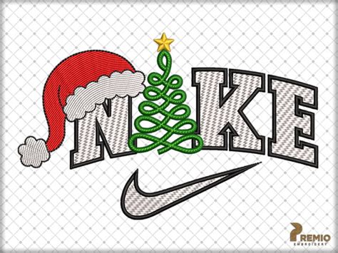 Christmas Nike Embroidery Designs - Premio Embroidery