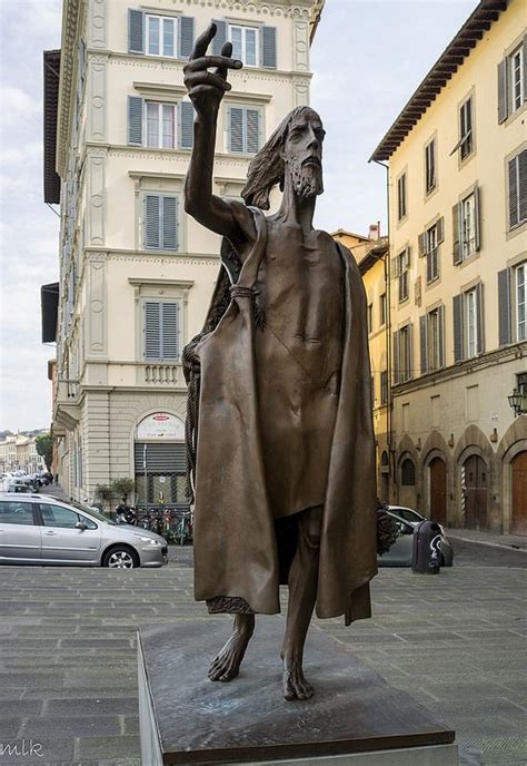 St John The Baptist Statue In Oltrarno Florence