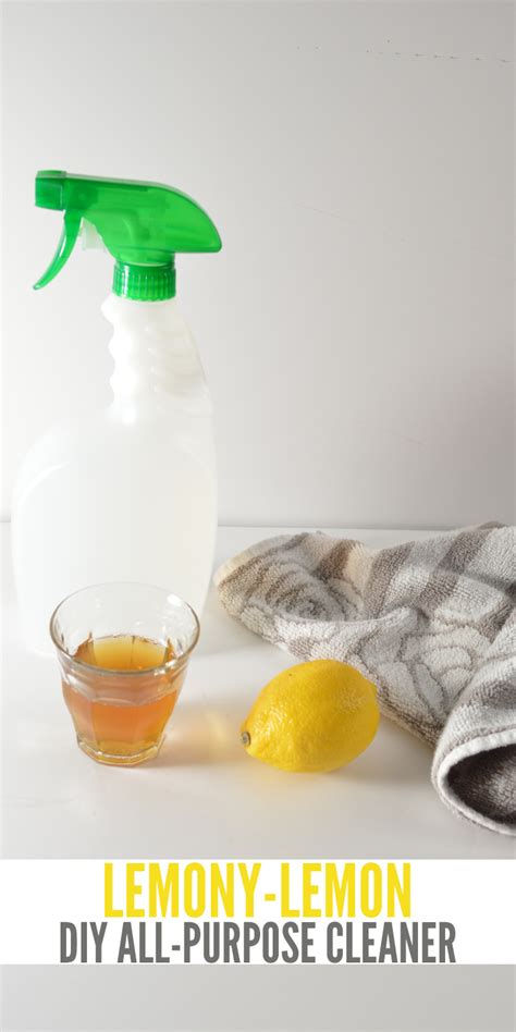 Lemony Lemon Diy All Purpose Cleaner