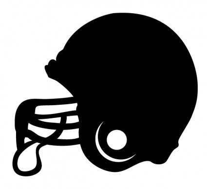 Free Football Helmet Silhouette Vector, Download Free Football Helmet ...