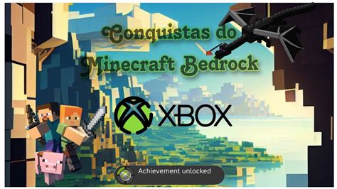 Primeiras Conquistas No Minecraft Bedrock Xbox Youtube