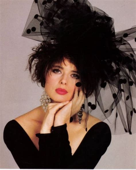 This Is So 80s Harper’s Bazaar Us February 1987 Isabella Rossellini By Francesco Scavullo